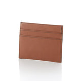 Two-Tone Leather Travel Card Holder
