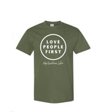 Love People First - Ask Questions Later T-Shirts -variety of colors