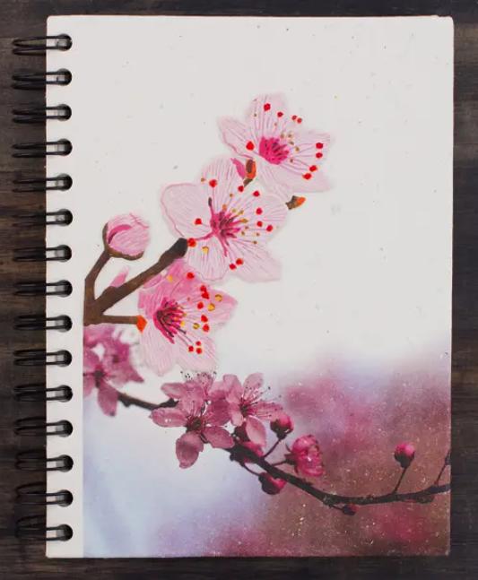 Cherry Blossom Notebook Journal