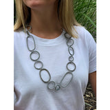 Spiral Telephone Wire Necklace -variety of colors