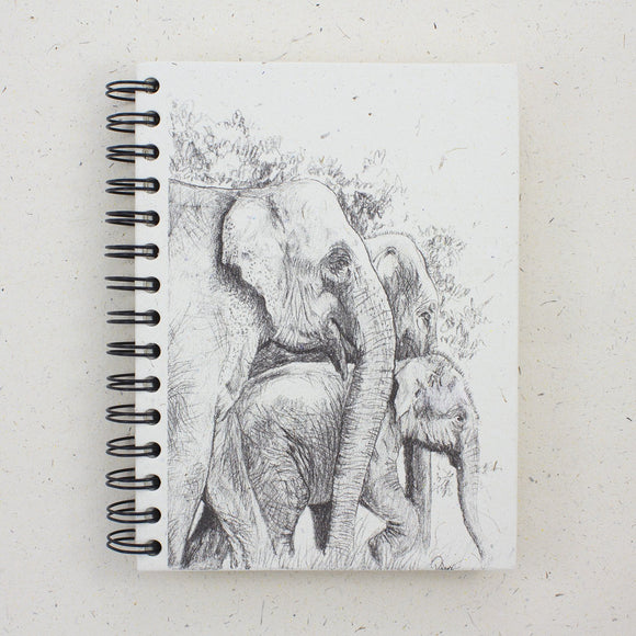 Family Elephant Notebook Journal