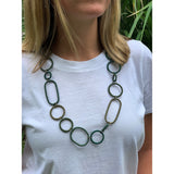 Spiral Telephone Wire Necklace -variety of colors