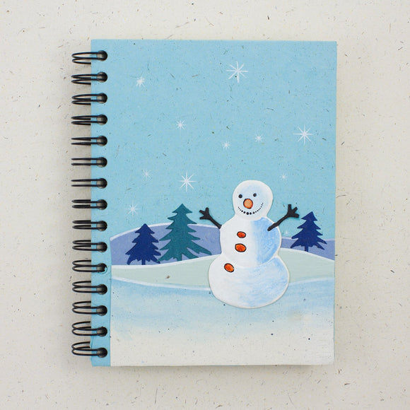 Snowman Notebook Journal