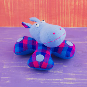 Hippo Rattle with Mirror