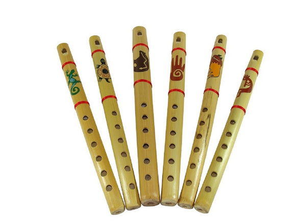 Painted and Carved Recorder