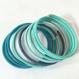 Spiral Color Block Bracelets -variety of colors