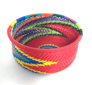 Telephone Wire Tuna Can Bowl Basket -variety of colors