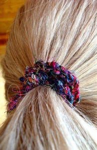 Silk Yarn Hair Tie
