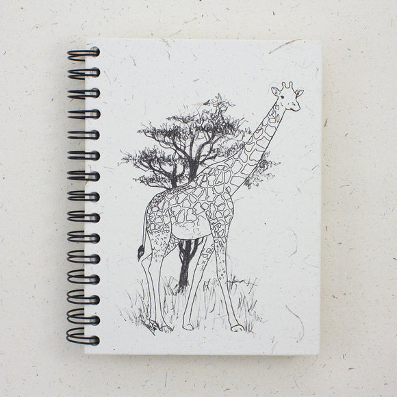 Giraffe Notebook Journal